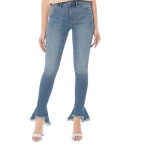 Sam Edelman high rise jeans with fringe